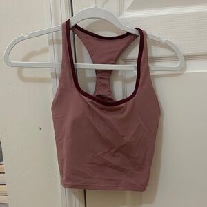 Hollister Mauve Racerback Sports Bra